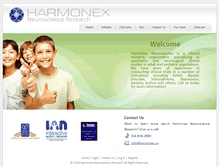 Tablet Screenshot of harmonex.us